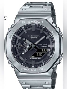 Casio G-Shock Full Metal Connected Solar Stainless Steel Watch | GMB2100D-1A